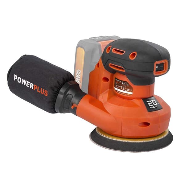 Powerplus Excentersliber Powdp50400 20v 125 Mm Orange