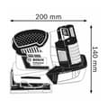 Miniatyrbild 2 av 4: Vibrerande slipmaskin - BOSCH - GSS18 V-10 - Utan batteri, utan laddare - tillbehör - L-Boxx - 06019D0202
