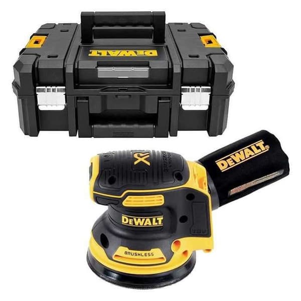 Excentrisk slipmaskin XR 18V 125 mm utan borst - DEWALT - utan batteri eller laddare - TSTAK-fodral - DCW210NT-XJ