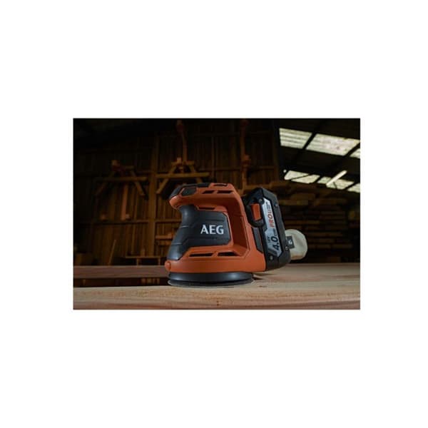 AEG - Excenterslip diameter 125 mm 18V, 7000 till 11000 rpm, 2,4° oscillation, utan batteri. ej heller laddare - BEX18-125-0