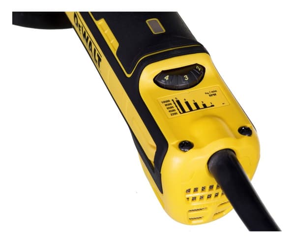 DeWALT DWE4357-QS bærbar slibemaskine Skivepudser Sort, Gul 10500 RPM 1700 W