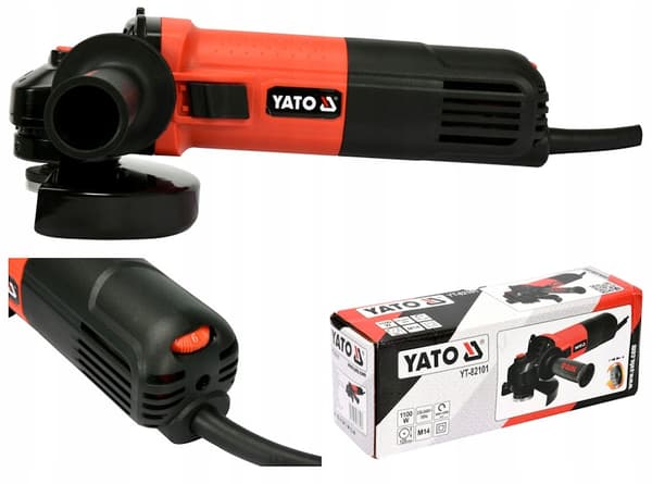 YATO VINKELSLliber 125mm 1100W HASTIGHEDJUSTERING
