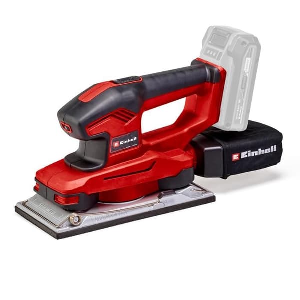 Einhell Trådlös vibrationsslip TE-OS 18/230 Li- Solo Power X-Change (18V, med 3 blad) Levereras utan batteri eller laddare