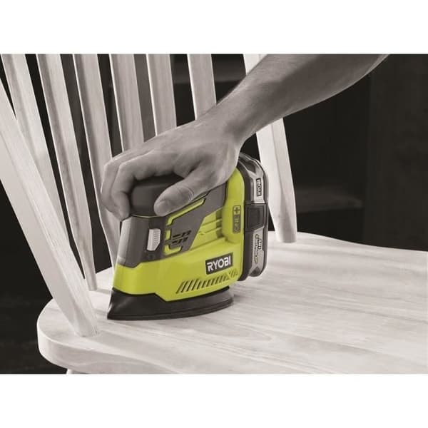 RYOBI 18V OnePlus triangulär slipmaskin utan batteri och laddare R18PS-0