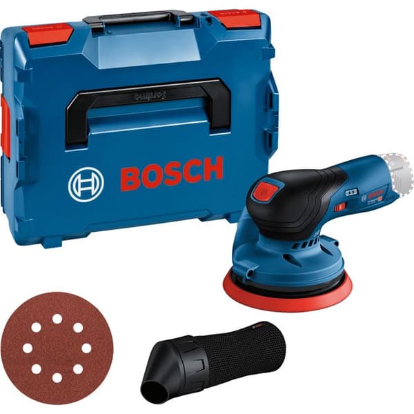 12V excenterslip GEX 12V-125 (utan batteri eller laddare) + L-BOXX box - BOSCH - 0601372100