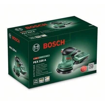 Bosch excenterslip - PEX 220 A (levereras i kartong)