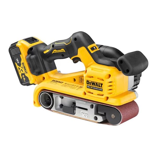 Bandslipmaskin XR 18V borrlös - DEWALT - med 2 batterier 18V 5.0Ah - laddare - DCW220P2-QW