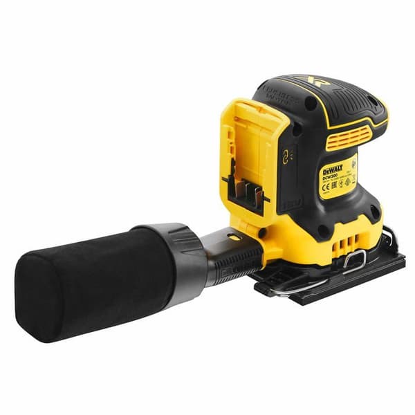 DEWALT DCW200NT 18V borstlös sladdlös 1/4 arks roterande orbital slipmaskin utan batteri med fodral