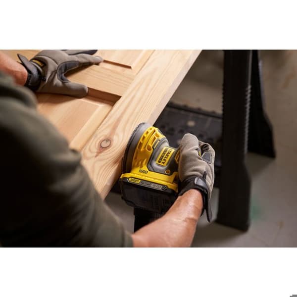 18V Orbital Sander Ø 125mm - STANLEY - SFMCW220D1S - Sladdlös - Batteri - Sand