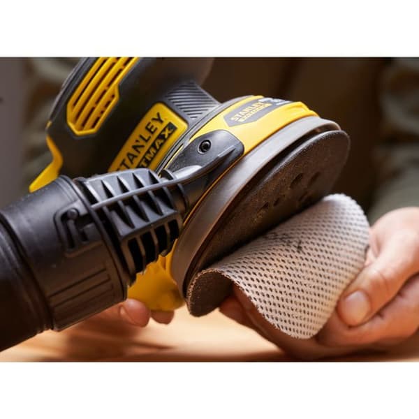 18V Orbital Sander Ø 125mm - STANLEY - SFMCW220D1S - Sladdlös - Batteri - Sand