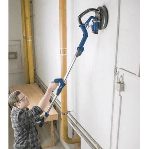 Slipmaskin för väggar och teleskoptak SCHEPPACH DS920X - 210 mm - 710W (Levereras med 1 slang 4m, 6 slipskivor)