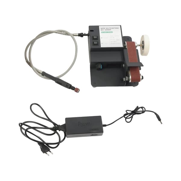 Båndsliber, 350W effekt, 0-10000 RPM hastighed,sort