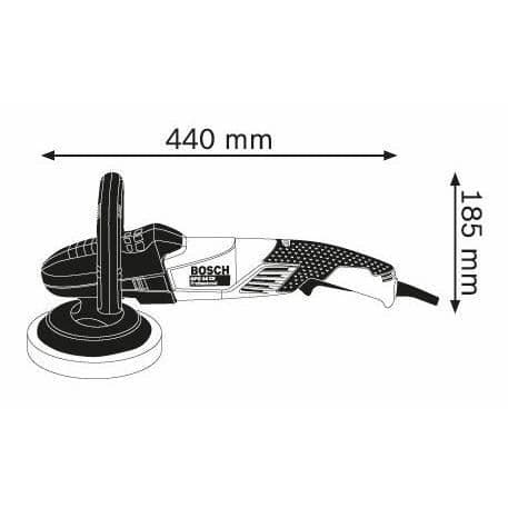 BOSCH polermaskin GPO14CE Professional - 1400 W