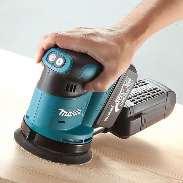 18V 125mm excentrisk slipmaskin (utan batteri eller laddare) i kartong - MAKITA - DB0180Z
