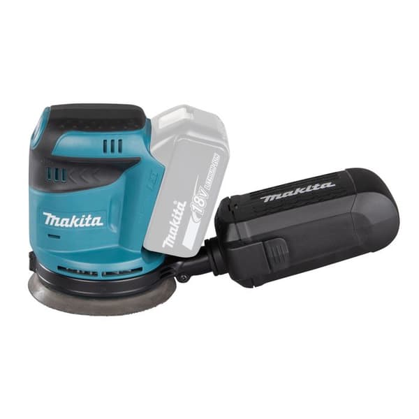 18V 125mm excentrisk slipmaskin (utan batteri eller laddare) i kartong - MAKITA - DB0180Z