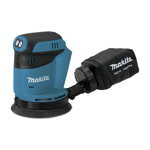 18V 125mm excentrisk slipmaskin (utan batteri eller laddare) i kartong - MAKITA - DB0180Z