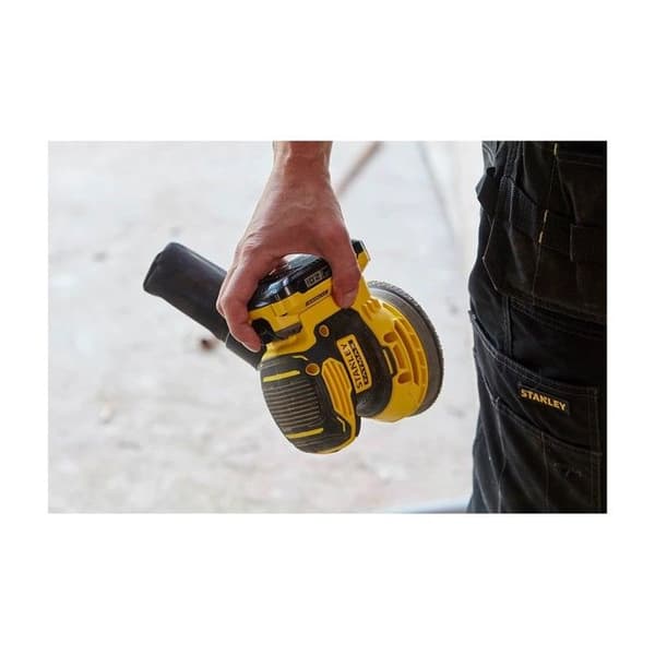 18V Orbital Sander Ø 125mm - STANLEY - SFMCW220D1S - Sladdlös - Batteri - Sand
