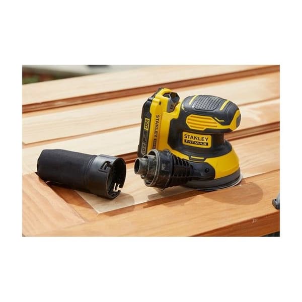 18V Orbital Sander Ø 125mm - STANLEY - SFMCW220D1S - Sladdlös - Batteri - Sand