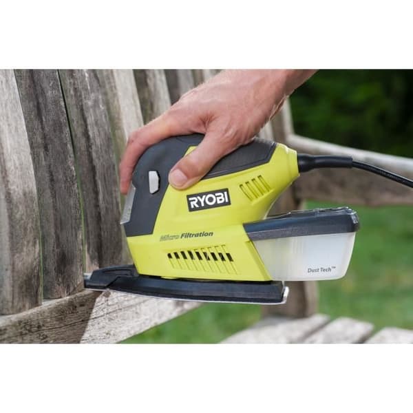 Multifunktionsslip - RYOBI - RMS180-S - 180W - Sladdlös - Grön