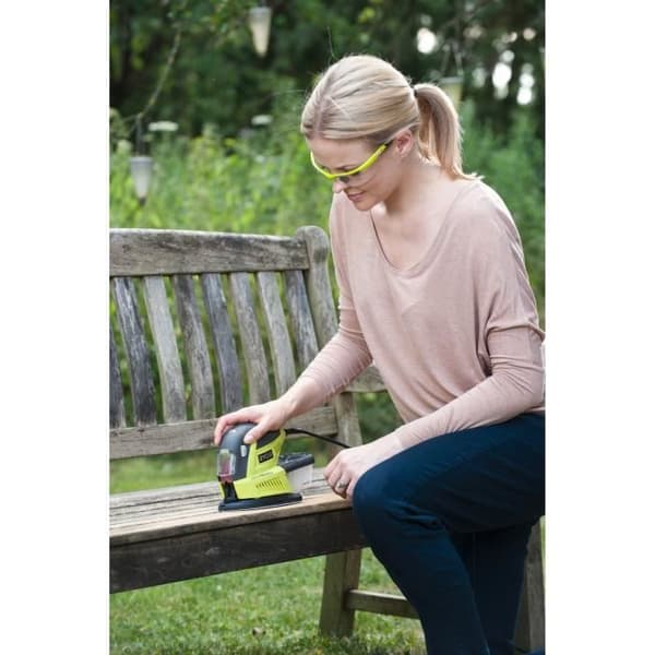 Multifunktionsslip - RYOBI - RMS180-S - 180W - Sladdlös - Grön