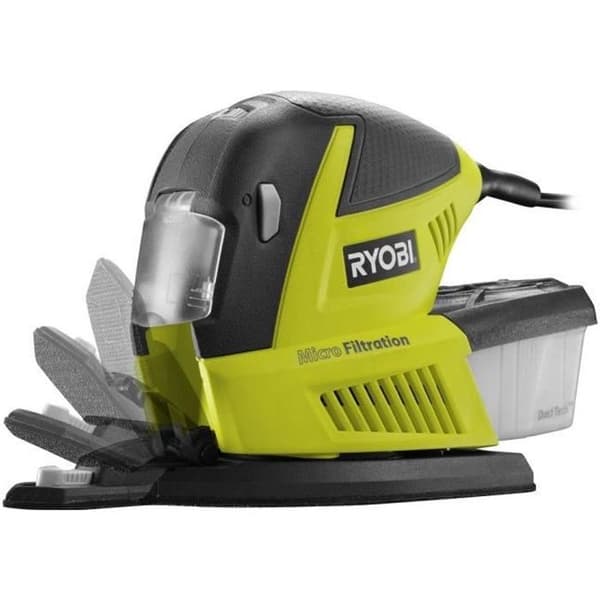 Multifunktionsslip - RYOBI - RMS180-S - 180W - Sladdlös - Grön