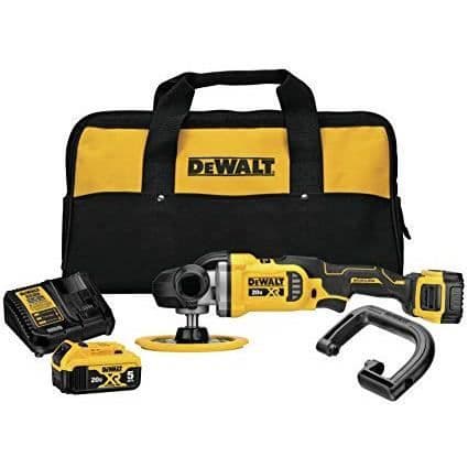 Roterande polermaskin - DEWALT - DCM849P2-QW - Sladdlös - 18 V - 2 Ah - Professionell