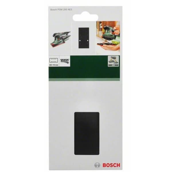 Slipplatta med kardborresystem, 185 x 93 mm, för PSM 200 AES Bosch tillbehör 2609256D19