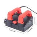 Miniatyrbillede 2 af 2: 1200W Elektrisk Slibemaskine, Høj Hastighed 1000-4000 omdr./min, Justerbar Dybde 0,04-0,16 in,Rød