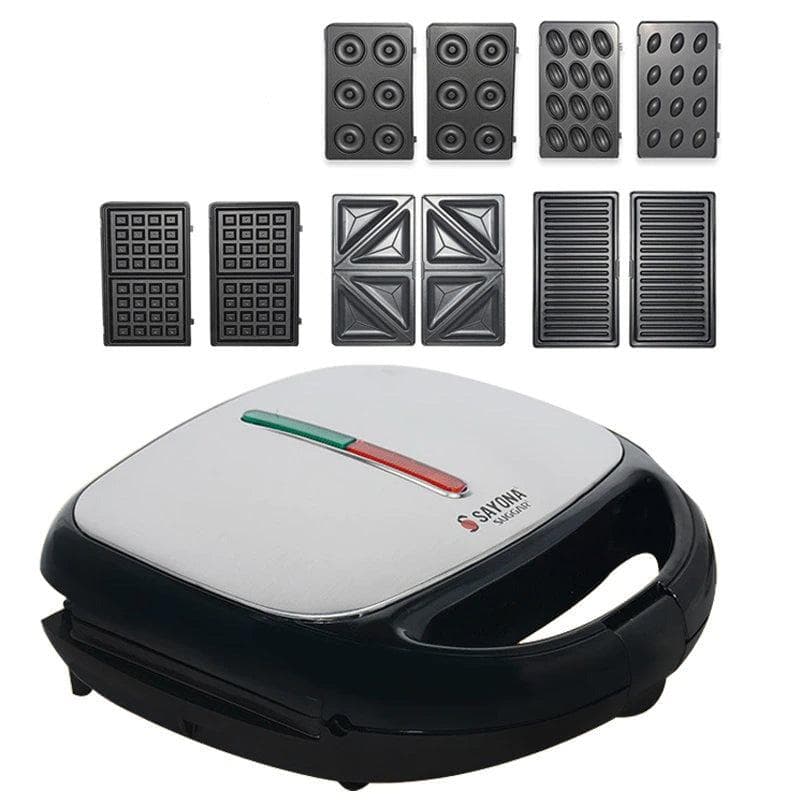 5 i 1 rostjärn - våffeljärn - kontaktgrill - 750W