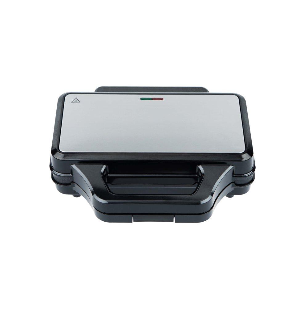 Zoomyo XXL smörgåsbrödrost, med non-stick belagda skalformade plattor, lätt att använda med temperaturkontrollljus, 900 watt effekt
