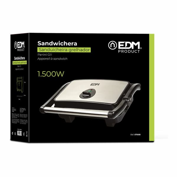 Sandwich Maker EDM 07668 1600 W Multifarvet