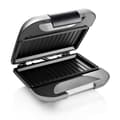 Miniatyrbillede 7 af 11: Grill Sandwichrister Princess 01.127003.01.001 Sort Grå 750 W