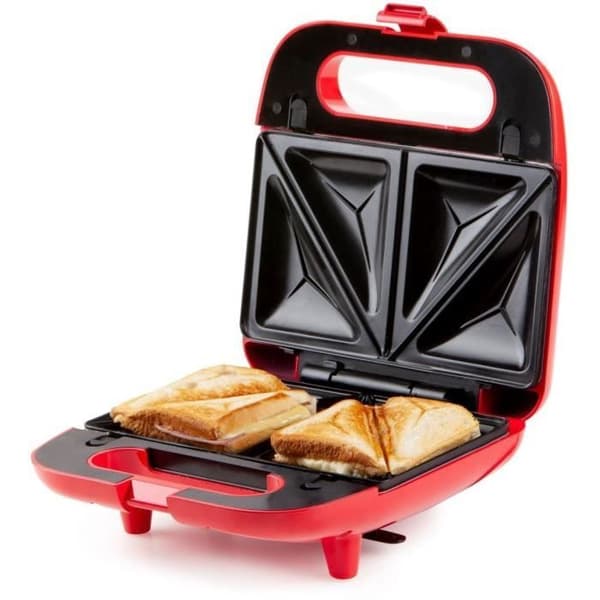 DOMO - DO9242W - Smörgåsmaskin - 5 i 1 - 5 uppsättningar utbytbara non-stick tallrikar - 750W