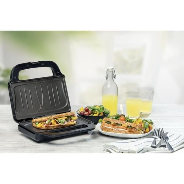 Croque monsieur DOMO DO9195C Big XL - Extra stora tallrikar 27x16cm - Non-stick beläggning - 900W