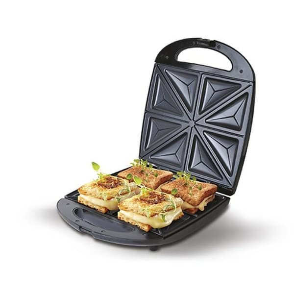 Sandwich Maker Camry CR 3023 Sort Grå Sølvfarvet 1100 W 1500 W