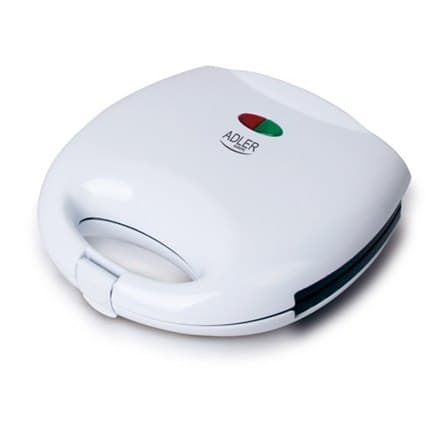 Adler | AD 301 | Sandwichmaskine | 750 W | Antal plader 1 | Antal wienerbrød 2 | hvid