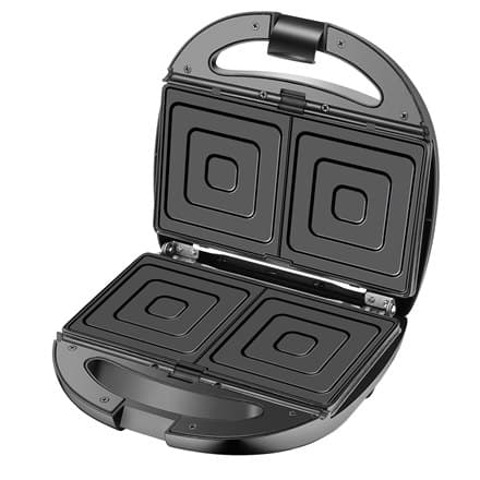 Camry | CR 3057 | Sandwichmaskine 6 i 1 | 1200 W | Antal plader 6 | Antal wienerbrød | Diameter cm | Sort/sølv