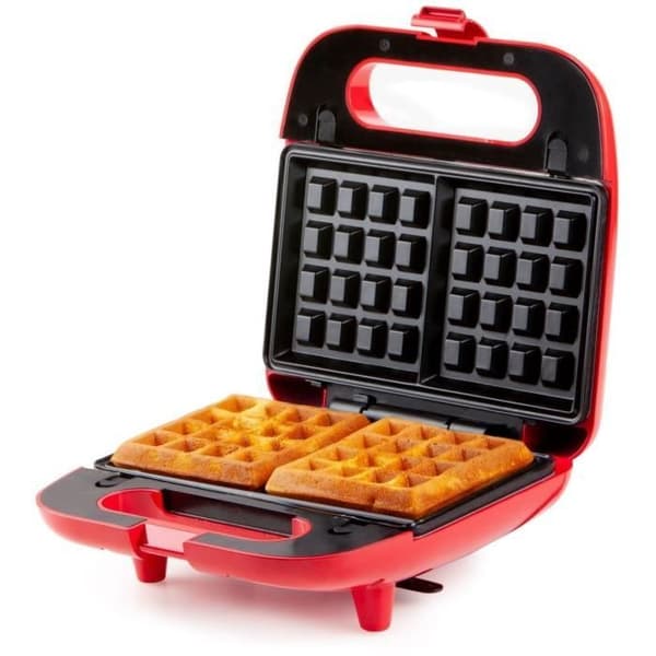 DOMO - DO9242W - Smörgåsmaskin - 5 i 1 - 5 uppsättningar utbytbara non-stick tallrikar - 750W