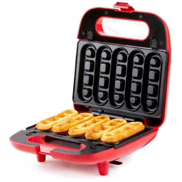DOMO - DO9242W - Smörgåsmaskin - 5 i 1 - 5 uppsättningar utbytbara non-stick tallrikar - 750W