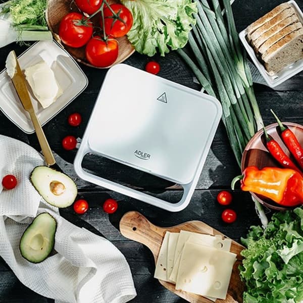 Smörgåsmaskin Adler AD 3070w Vit
