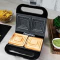 Miniatyrbillede 4 af 4: Sandwich Maker Cecotec Rock´nToast 750W Sort Rustfrit stål 750 W