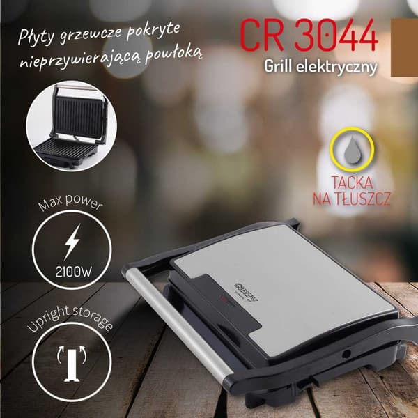 Camry Cr 3044 Elektrisk Grill 2100w