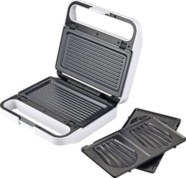 Croque monsieur Adler - AD 3070w - Vit smörgåsmaskin