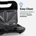 Miniatyrbillede 6 af 9: Sandwich Maker Universal Blue 700 W Sort