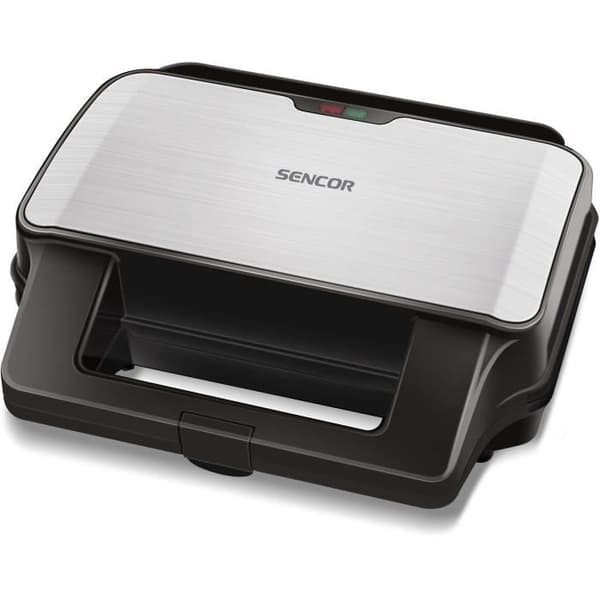 4 i 1 smörgåsmaskin - SENCOR - SSM 9940SS - 900 W - 4 tallrikar - CoolTouch hölje - Silver