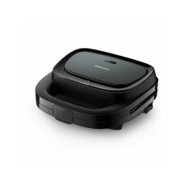 Philips 3000-seriens våffel- och smörgåsmaskin, 750 W, svart (HD2330/90)