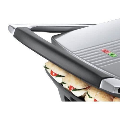 Breville VST026X smörgåspress - 4 skivor - Rostfritt stål - Grå - Non-stick beläggning