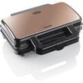 Miniatyrbild 2 av 5: BESTRON ASM90XLCO XL non-stick croque monsieur - 900W Svart/koppar