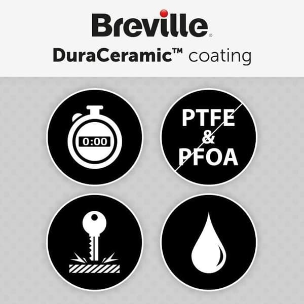 Breville VST070X DuraCeramic Jumbo Smörgåsmaskin VST070X