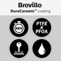 Miniatyrbild 4 av 4: Breville VST070X DuraCeramic Jumbo Smörgåsmaskin VST070X